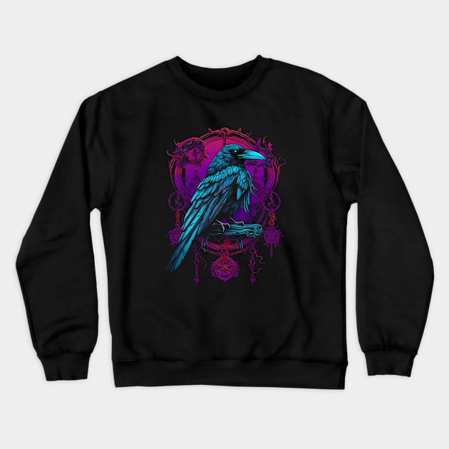 The Raven Crewneck Sweatshirt by lord.mandragoran